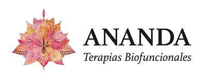 Logo horizontal de Ananda Terapias Biofuncionales.